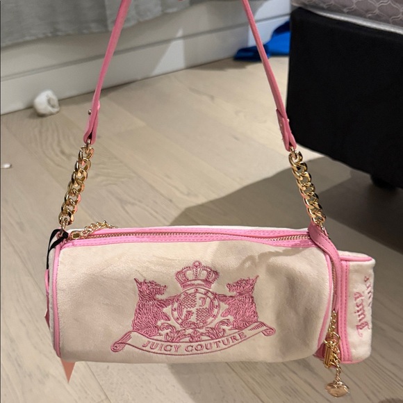 Juicy Couture Pink and Cream Clutch - Picture 2 of 5